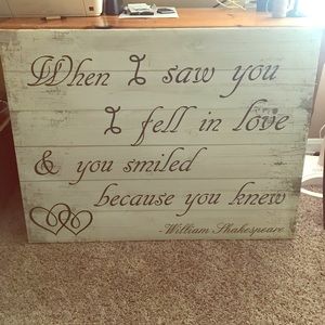 Farmhouse wall decor. Rustic. Wedding.